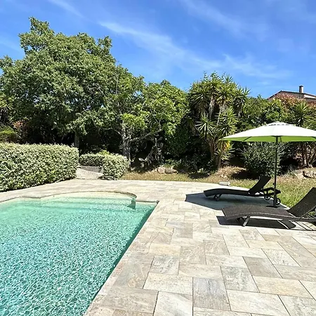 T3 Avec Piscine Privee Et Jardin A Porticcio, Pres Des Plages Et De L'aeroport - Fr-1-61-636